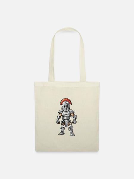 Spartaner Gladiator - Stoffbeutel - Natur