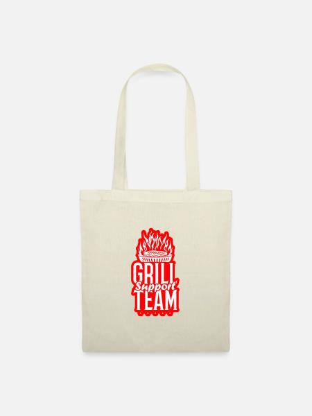 Grill Support Team - Stoffbeutel - Natur