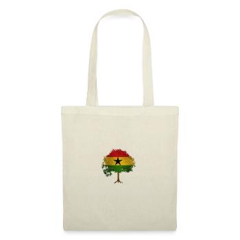 Ghana Ghanaian Flag Pride Star Tree I Gift - Tote Bag - nature - Front