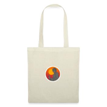Buddha Mönch Namaste Buddhismus I Geschenk - Stoffbeutel - Natur - Vorne