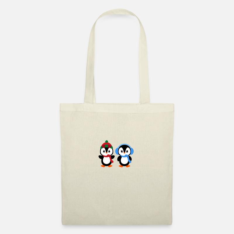 Mr & Mrs Pingu - Tote Bag - nature
