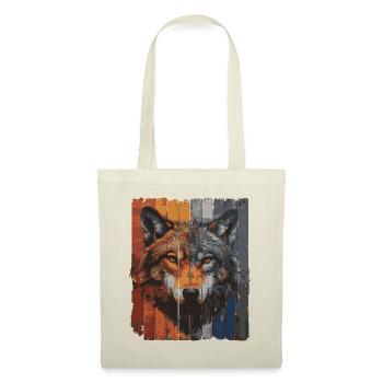 Loup urbain - Sac en tissu - nature - Devant