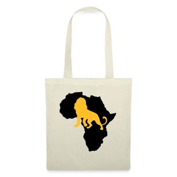 Afrique Lion continent wildnis safari animaux sauvages - Sac en tissu - nature - Devant