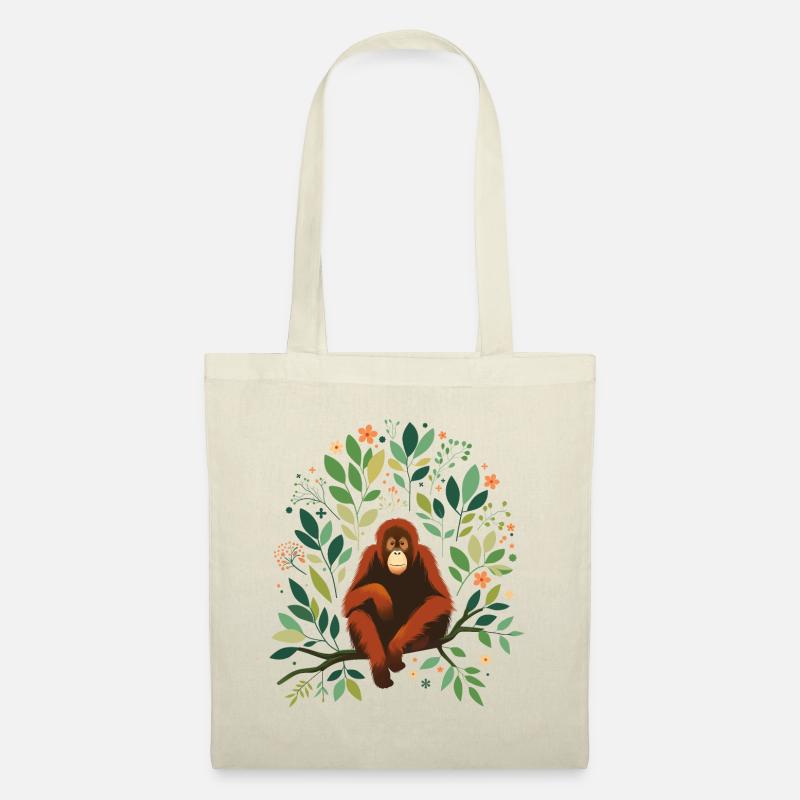 Orang-Utan - Stoffbeutel - Natur