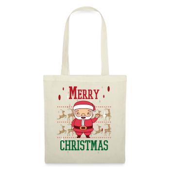 Merry Christmas Families Freiertage Logo - Tote Bag - nature - Front
