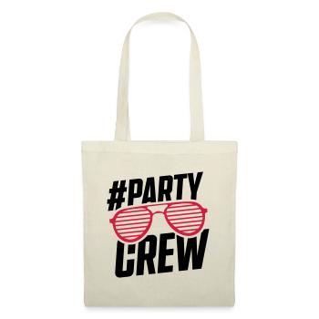 lunettes de soleil party crew - Sac en tissu - nature - Devant
