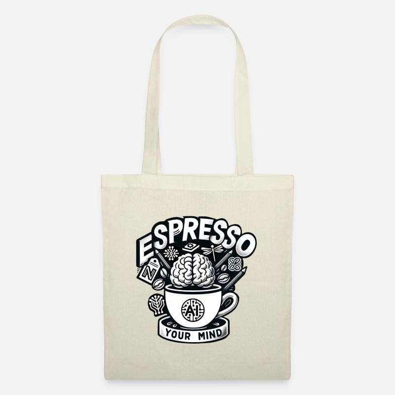AI Content Creator's Espresso - Stoffbeutel - Natur