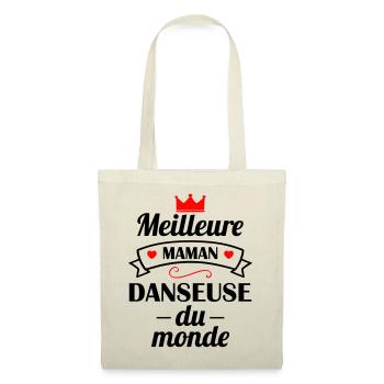 Meilleure maman danseuse du monde, danse - Sac en tissu - nature - Devant