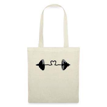 Weights, Barbell, Muscles - Tote Bag - nature - Front