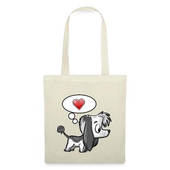 Amour sincère - Sac en tissu - nature - Devant