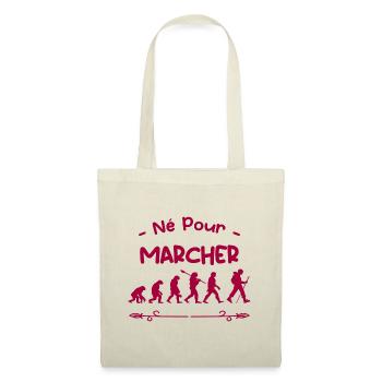 né pour marcher évolution - Sac en tissu - nature - Devant