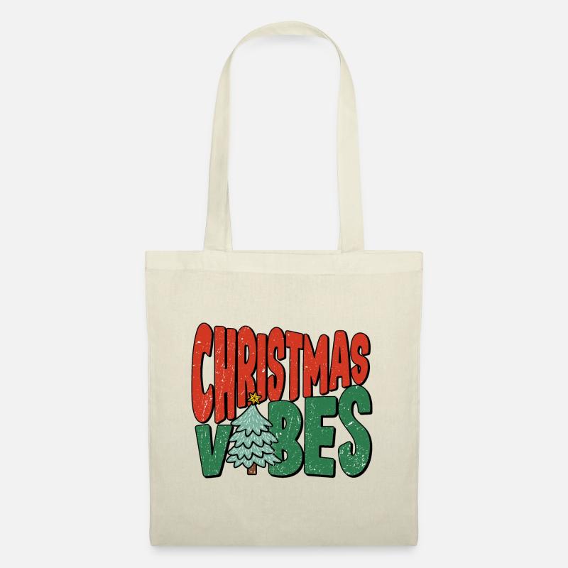 Christmas vibes - Stoffbeutel - Natur