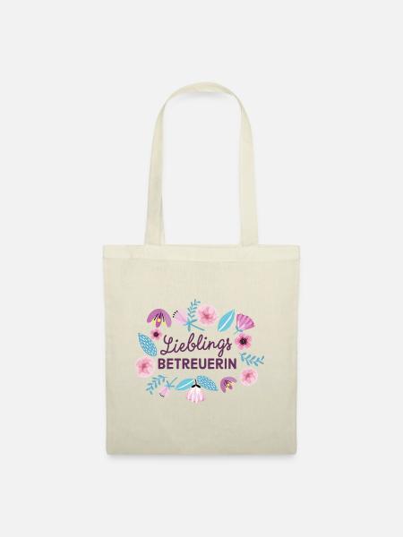 Lieblingsbetreuerin Geschenk für Betreuerin - Stoffbeutel - Natur