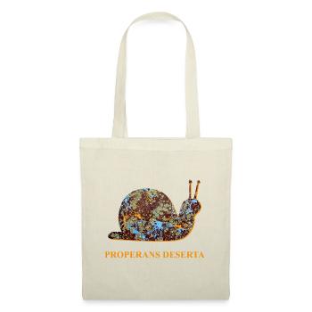 Hurry with time Latin Snail E 85 - Tote Bag - nature - Front