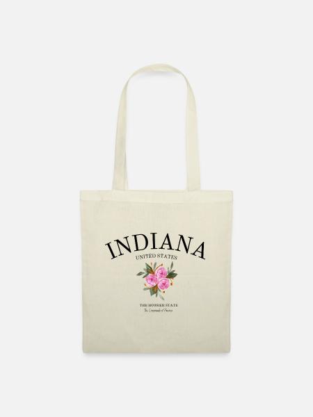 Indiana - Indianapolis - Hoosier State - Stoffbeutel - Natur