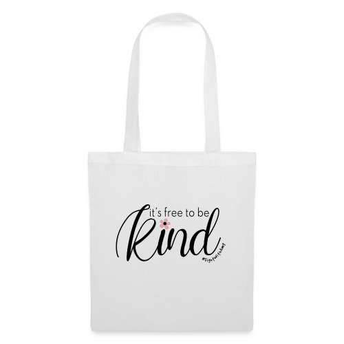 Amy's 'Free to be Kind' design (black txt) - Tote Bag