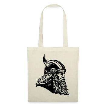 Viking Head Warrior Viking - Tote Bag - nature - Front