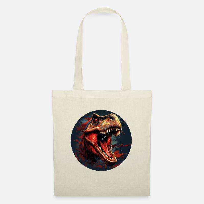 Dinosaurier Dinosaurs Design - Stoffbeutel - Natur