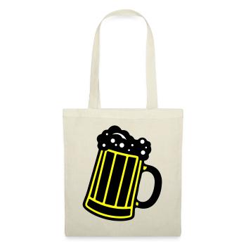 Chope de bière symbole de bière Cheers - Sac en tissu - nature - Devant