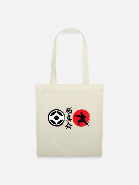 Karate Kyokushin Logo - Stoffbeutel - Natur