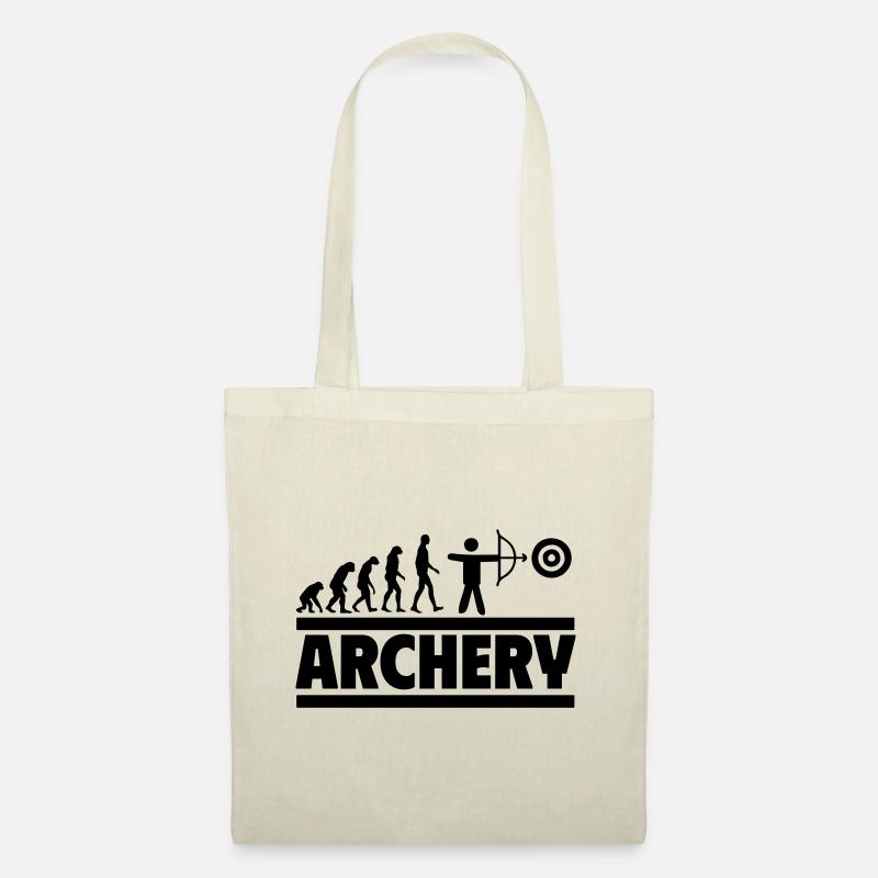 L’évolution du tir à l’arc : de l’homme au tir à l’arc - Sac en tissu - nature