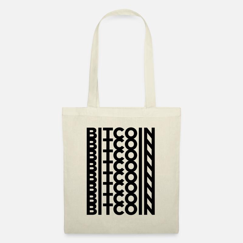BITCOIN - Stoffbeutel - Natur