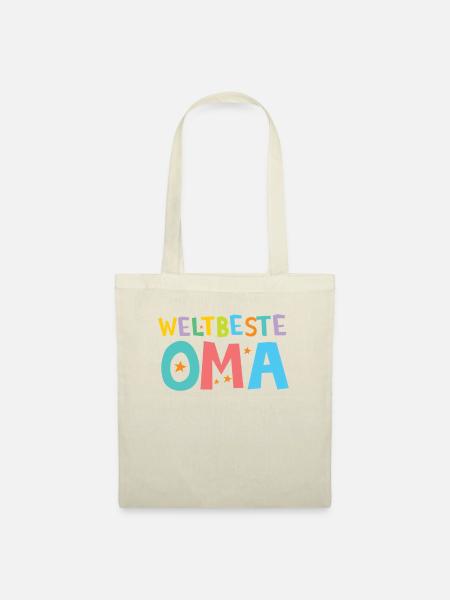 Weltbeste Oma - Stoffbeutel - Natur