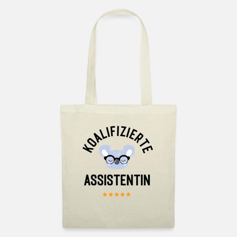 Koalifizierte Assistentin Geschenk Lustig - Stoffbeutel - Natur