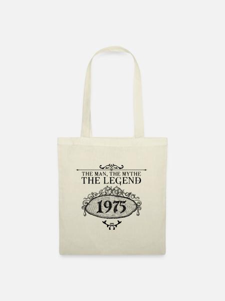 1975 | Die Legende seit 1975 Geburtstag - Stoffbeutel - Natur