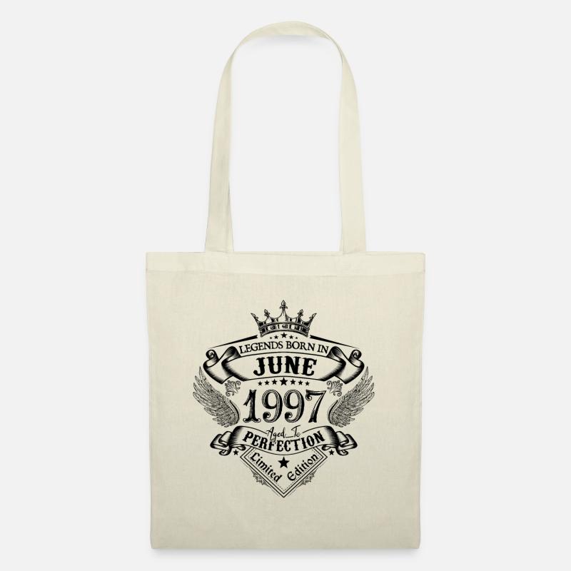 Geburtstag Juni 1975 Juni Jubiläum 1975 - Stoffbeutel - Natur