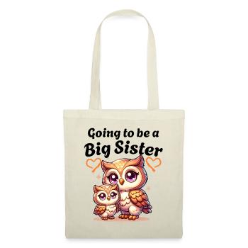 Become a big sister cute owls - Tote Bag - nature - Front