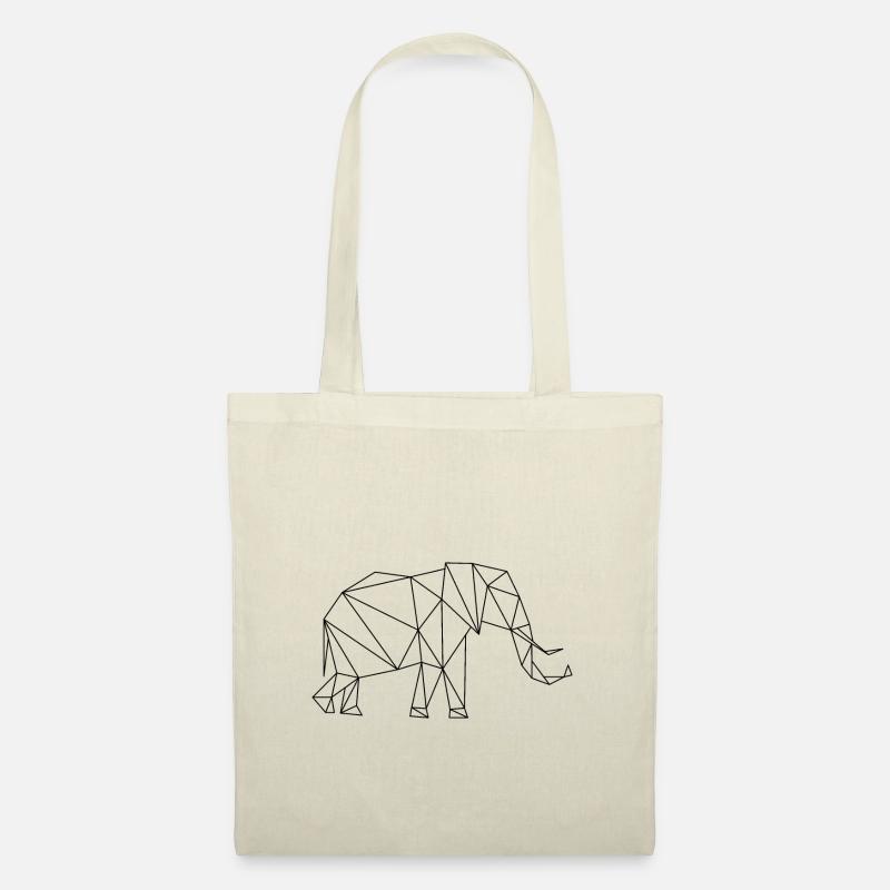 Elefant - Stoffbeutel - Natur