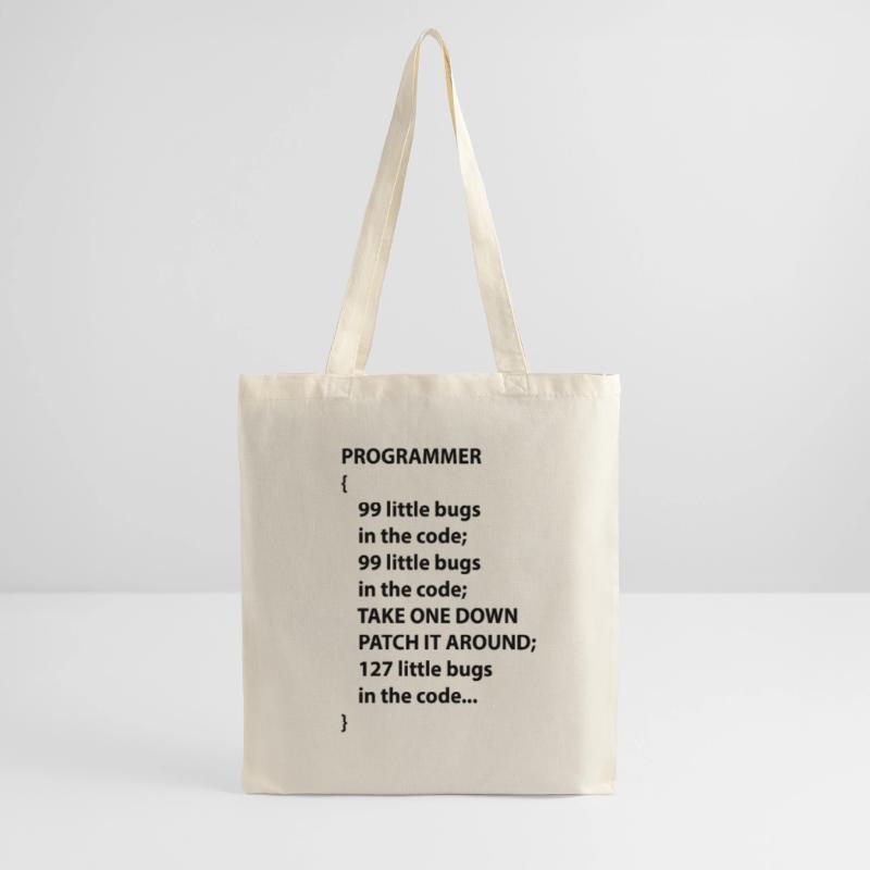 Code Programmierer Nerd Bug Entwickler Geschenk Stoffbeutel