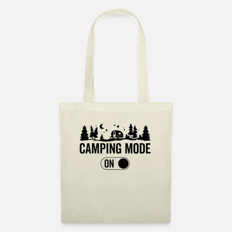 Campingmodus Ein - Wandern Camping - Stoffbeutel - Natur
