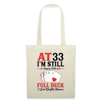 Deck Card Games – 33rd Birthday - Tote Bag - nature - Front