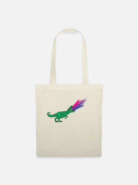 LGBTQ Bisexuelle Flagge - Dinosaurier - Stoffbeutel - Natur