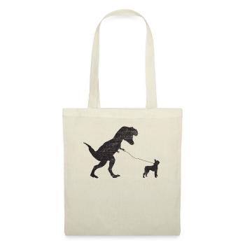 Vintage T-Rex - Stoffbeutel - Natur - Vorne