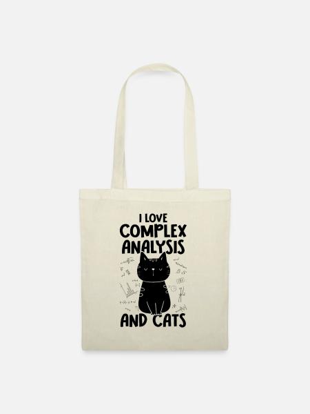 Ich Liebe Katzen - Komplexe Analyse - Stoffbeutel - Natur