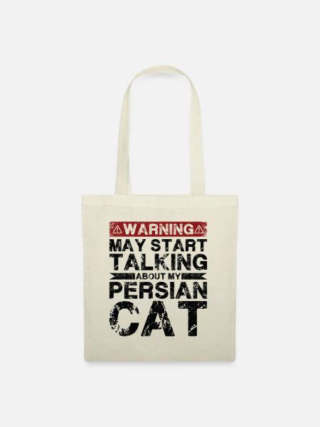 Apropos Perserkatze - Stoffbeutel - Natur