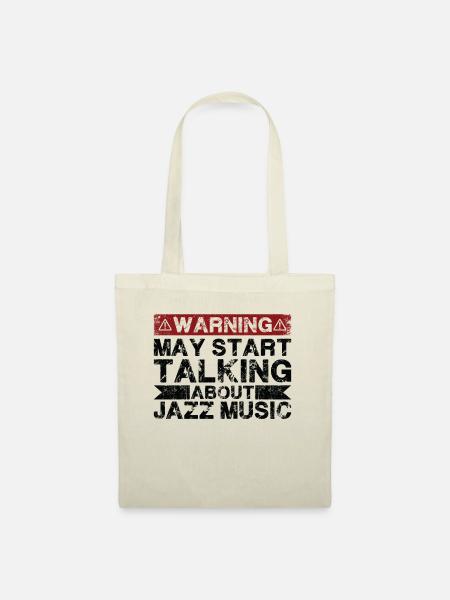 Apropos Jazzmusik - Stoffbeutel - Natur