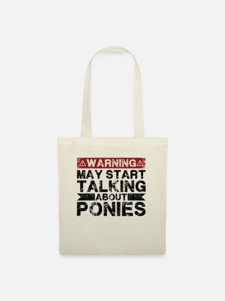 Apropos Ponys - Stoffbeutel - Natur
