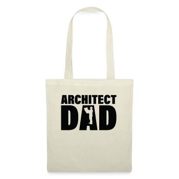 Job - Architekte Vater - Stoffbeutel - Natur - Vorne