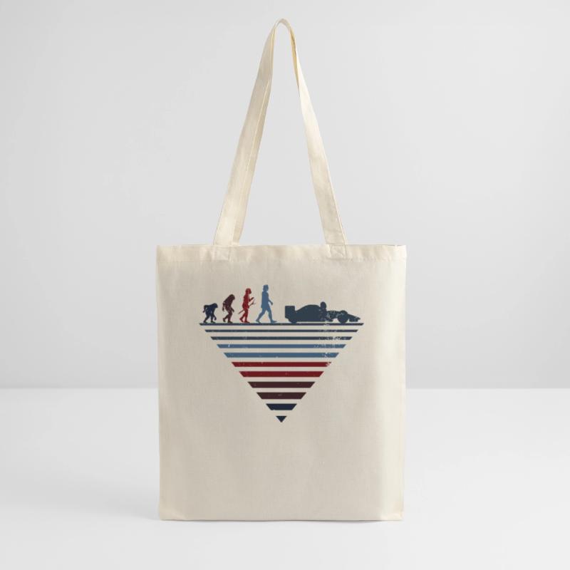 Human Evolution - Course de voitures classiques Sac en tissu