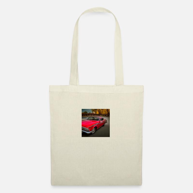 Auto Oldtimer classic car - Stoffbeutel - Natur