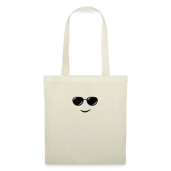 sunglasses smile reflection - Stoffbeutel - Natur - Vorne