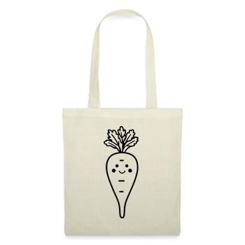 Carotte - Sac en tissu - nature - Devant