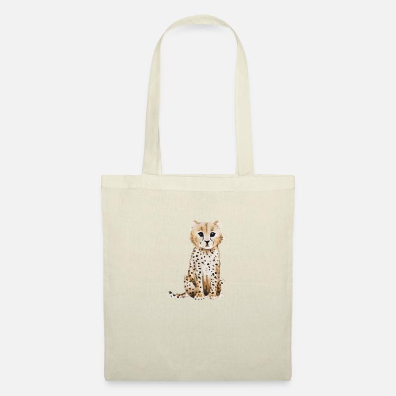 guepard T-Shirt - Stoffbeutel - Natur