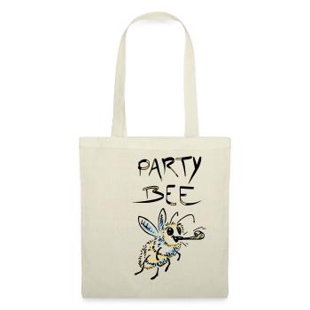 Cool vector design of a party bee - Tote Bag - nature - Front