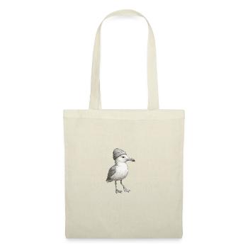 Moin Bonnet North Sea Seagull Noir Blanc - Sac en tissu - nature - Devant