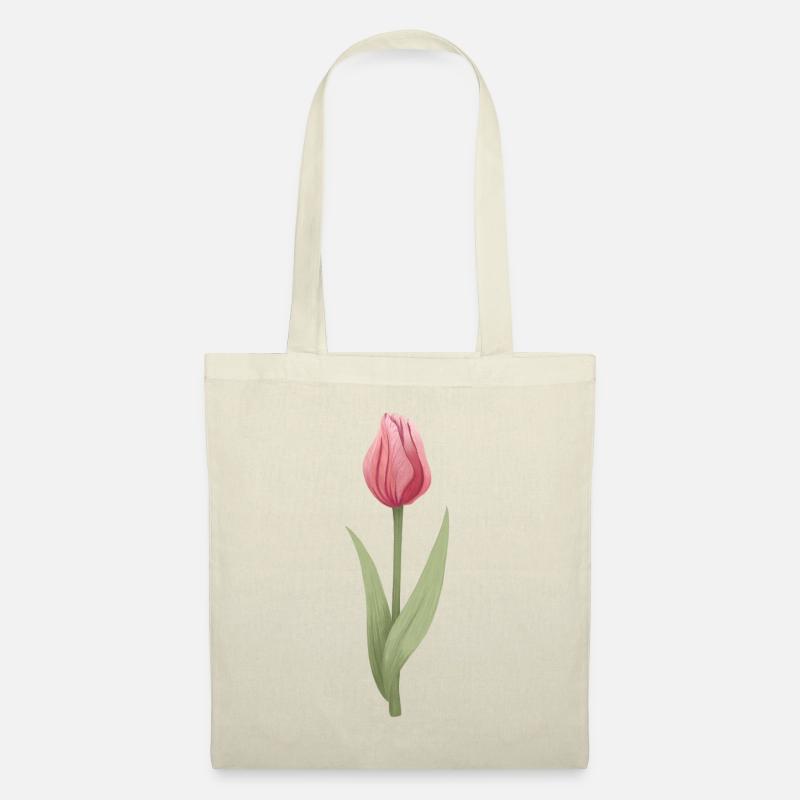 Tulpe - Stoffbeutel - Natur